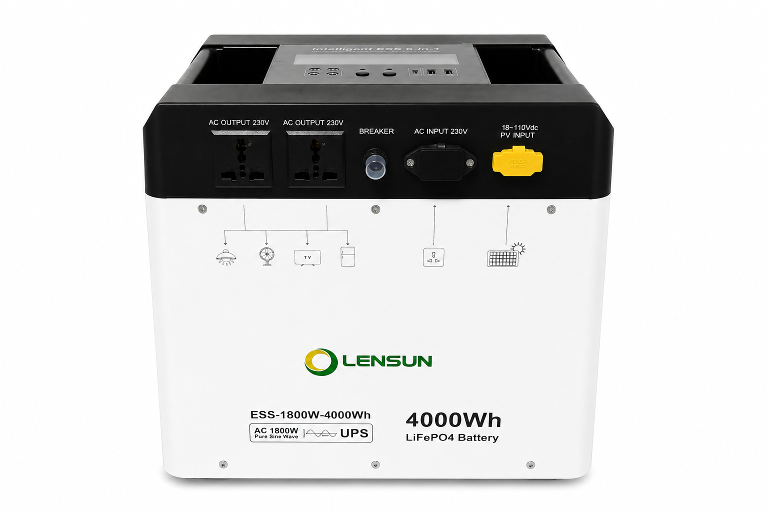 ESS-1800W-4000Wh 4kWh Portable Power Station